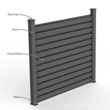 Wholesale Wood Plastic Composite Fencing WPC Board Privacy Garden Fence with WPC Post